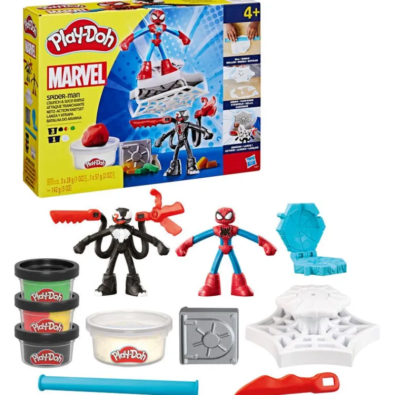 Play-Doh Marvel Set De Juego Spider-Man Lanza Y Atrapa<Hasbro Best