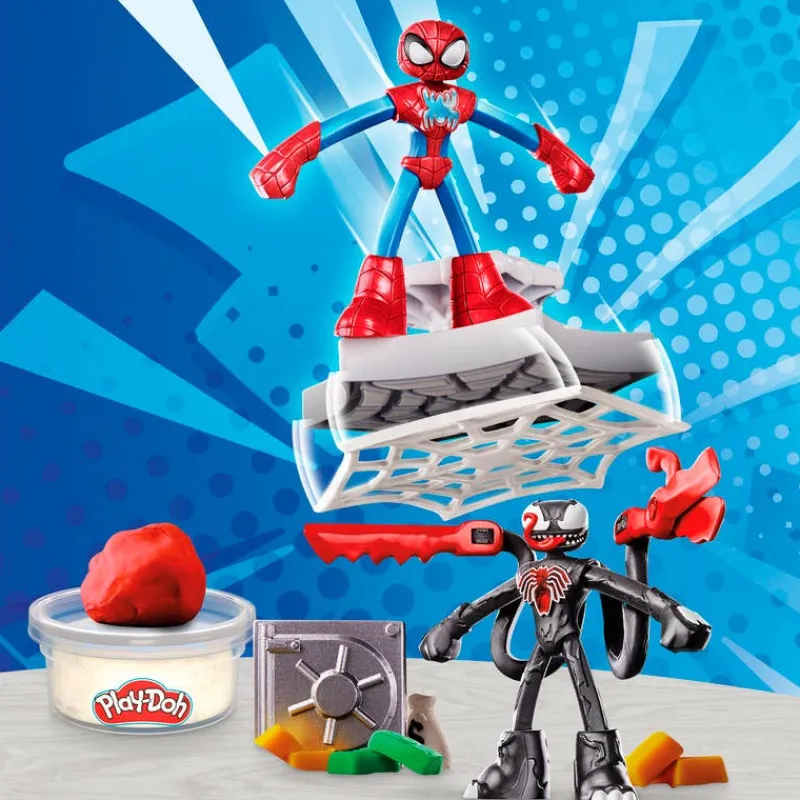 Play-Doh Marvel Set De Juego Spider-Man Lanza Y Atrapa<Hasbro Best