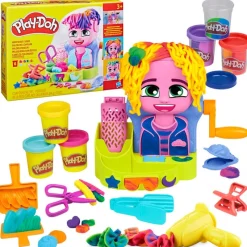 Play-Doh Peluquería Set de Juegos con 12 Accesorios y 6 Latas<Hasbro Discount