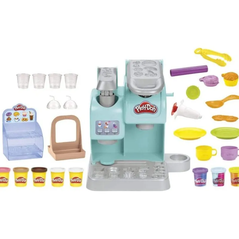 Play-Doh Set de Juegos Cafetería con Maquina de Café 20 Accesorios y 8 Latas<Hasbro Sale