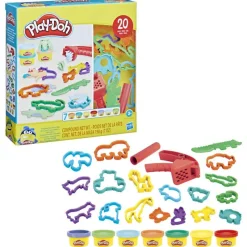 Play-Doh Set de Juegos Dinosaurios con 20 Accesorios y 7 Latas<Hasbro Hot