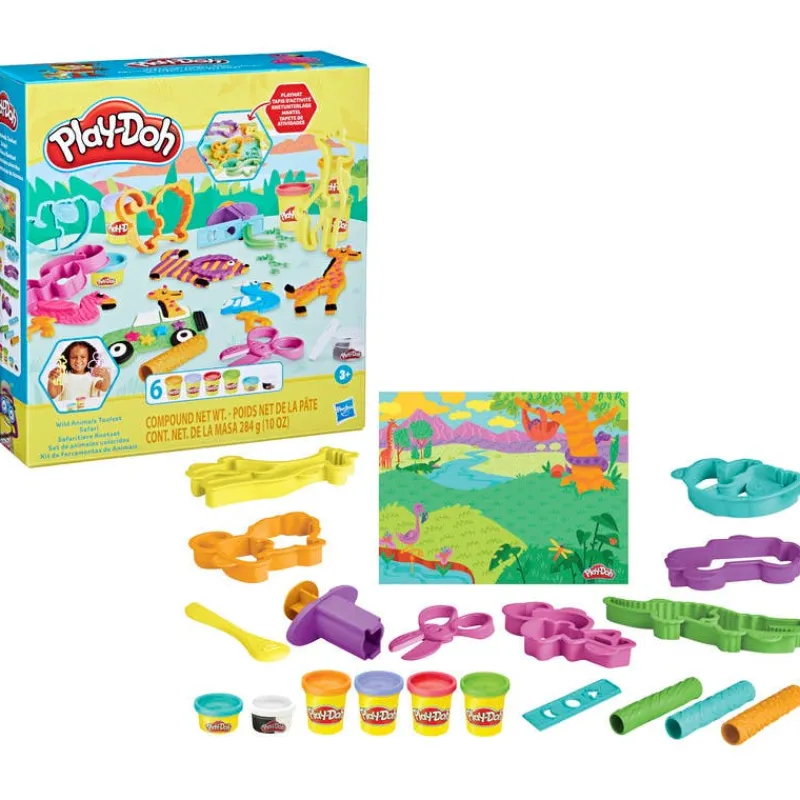Play-Doh Set de Juegos Zoológico con 12 Accesorios y 5 Latas<Hasbro New