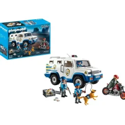 Vehículo Blindado con 4 Figuras y 2 Vehículos<Playmobil Sale