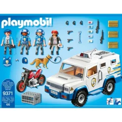 Vehículo Blindado con 4 Figuras y 2 Vehículos<Playmobil Sale