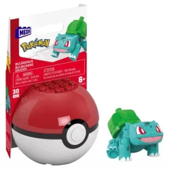 Pokemon Pokébola con Bulbasaur Mega Construx<Mattel Clearance