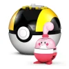 Pokemon Pokébola con Happiny Mega Construx<Mattel Outlet