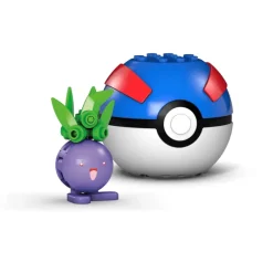 Pokemon Pokébola con Oddish Mega Construx<Mattel New