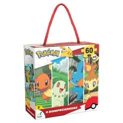 Pokemon Rompecabezas 4 en 1<Novelty Hot