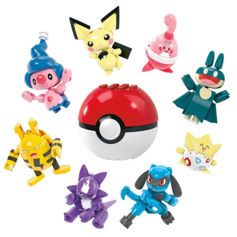 Pokémon 8 Pack de Entrenadores de Mega Construx Incluye Pokeball<Mattel Discount