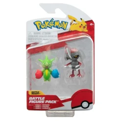 Pokémon 2 Pack Figuras de Batalla Pawniar Y Roselia PKW3504<Jazwares Best
