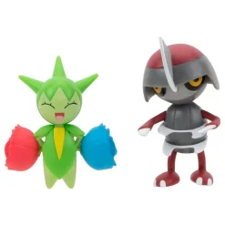 Pokémon 2 Pack Figuras de Batalla Pawniar Y Roselia PKW3504<Jazwares Best