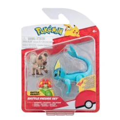 Pokémon 3 Pack Figuras de Batalla Rockruff, Bellossom Y Vaporeon PKW3507<Jazwares Discount