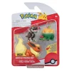 Pokémon 3 Pack Figuras de Batalla Appltun, Tyrunt Y Flareon PKW3507<Jazwares Discount