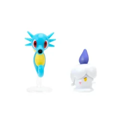 Pokémon 2 Pack Figuras de Batalla Litwick Y Horsea PKW3504<Jazwares Fashion
