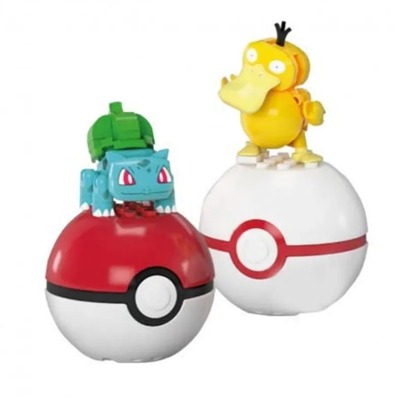 Pokémon 2 Pack Pokébolas Incluye Charmander y Pichu Mega Bloks<Mattel Hot