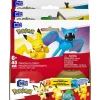 Pokémon 2 Pack Pokébolas Inluye a Pikachu y Zubat Mega Bloks<Mattel Hot