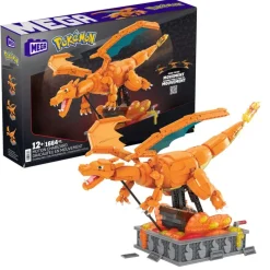 Pokémon Charizard Mega Construx Collector con Movimiento HMW05<Mattel Hot