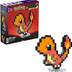 PoKémon Charmander Pixel Mega Construx Collector HTH76<Mattel Best