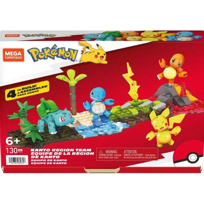 Pokémon Equipo de Canto Mega Construx HFG05<Mattel Clearance