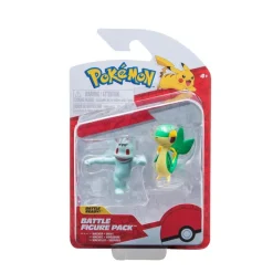 Pokémon Figura de Batalla Machop Y Snivy PKW3504<Jazwares Outlet
