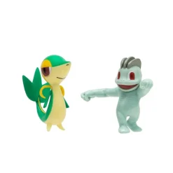Pokémon Figura de Batalla Machop Y Snivy PKW3504<Jazwares Outlet