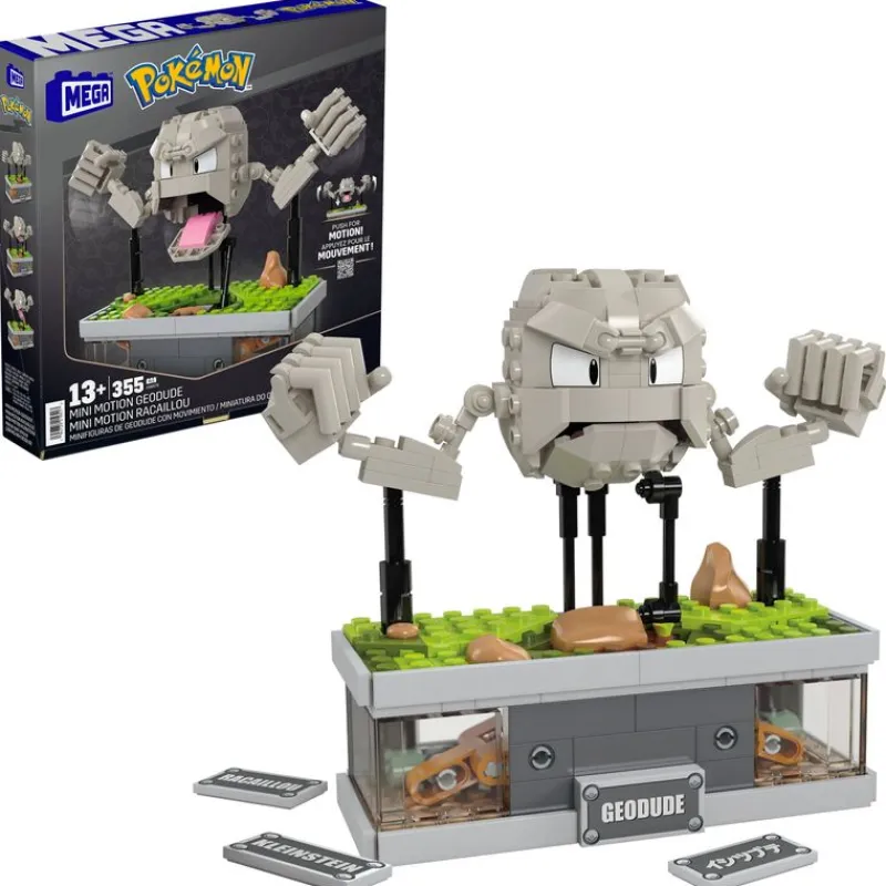 Pokémon Geoduce Con Movimientto Mega Construx HWR79<Mattel Online
