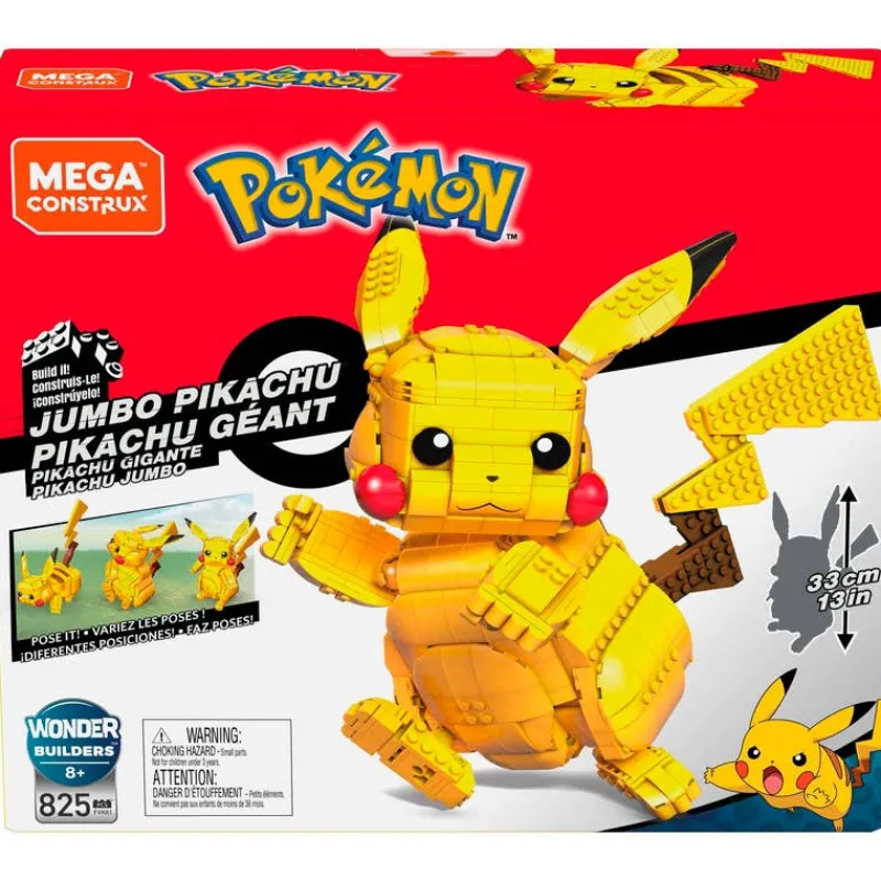 Pokémon Pikachu Jumbo Mega Bloks<Mattel Hot