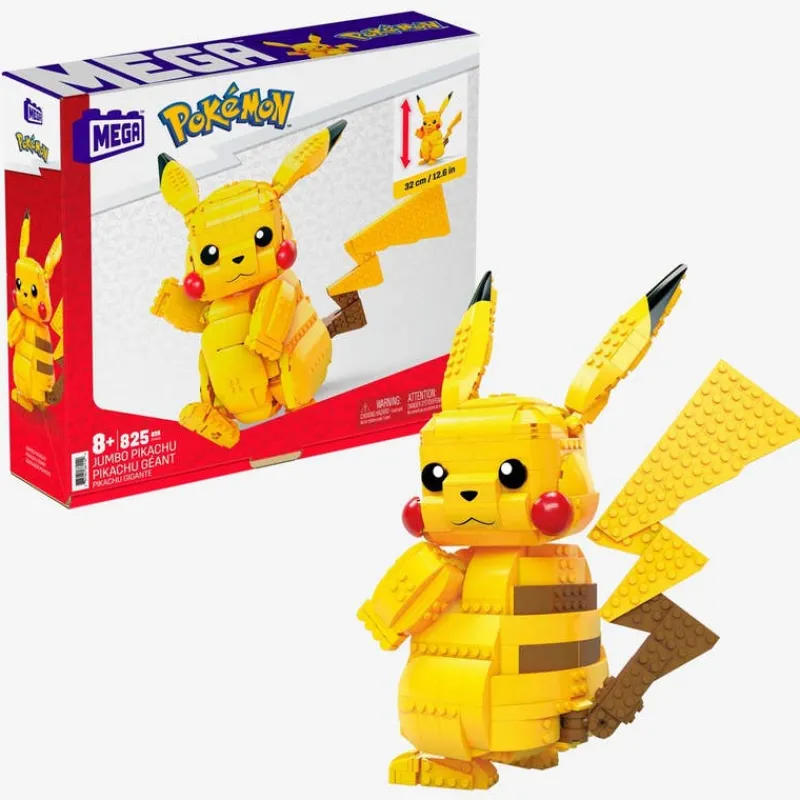 Pokémon Pikachu Jumbo Mega Bloks<Mattel Hot