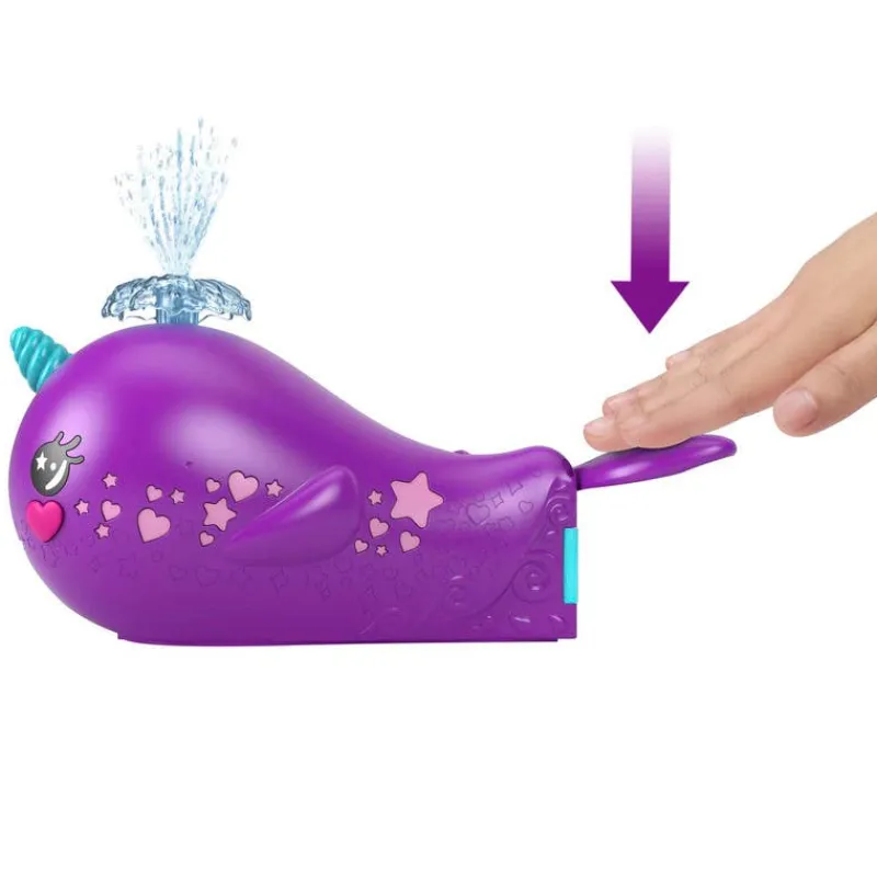 Polly Pocket Ballena Parque Acuático con más de 30 accesorios<Mattel Hot