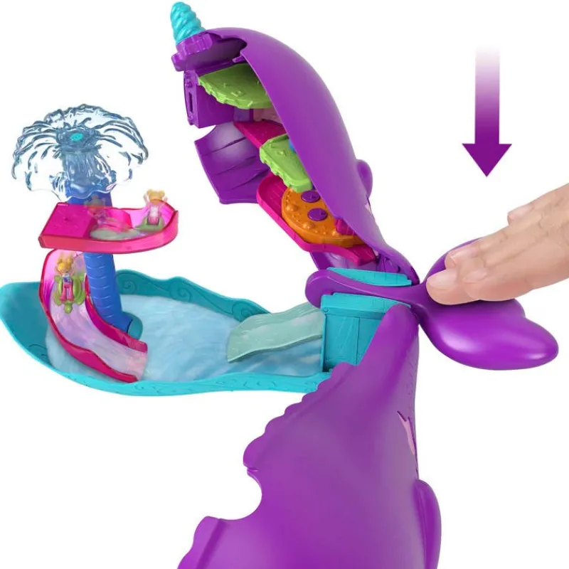Polly Pocket Ballena Parque Acuático con más de 30 accesorios<Mattel Hot