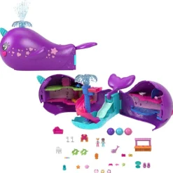 Polly Pocket Ballena Parque Acuático con más de 30 accesorios<Mattel Hot