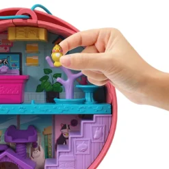Polly Pocket Bolso de Gato con Departamento con 19 Accesorios<Mattel New