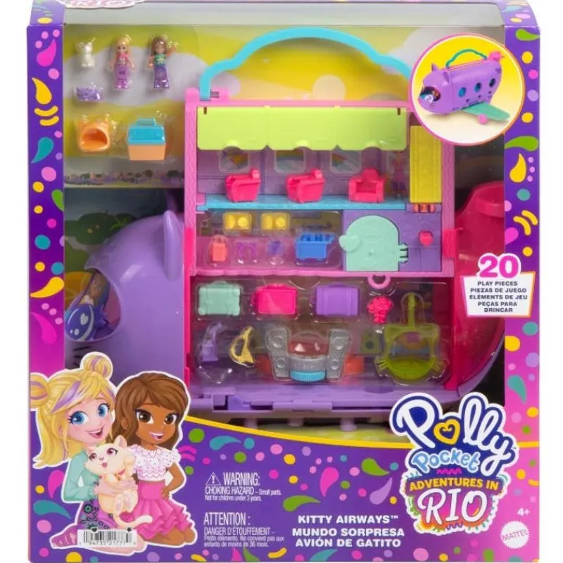 Polly Pocket Disfraz Avión de Gatito<Mattel Outlet
