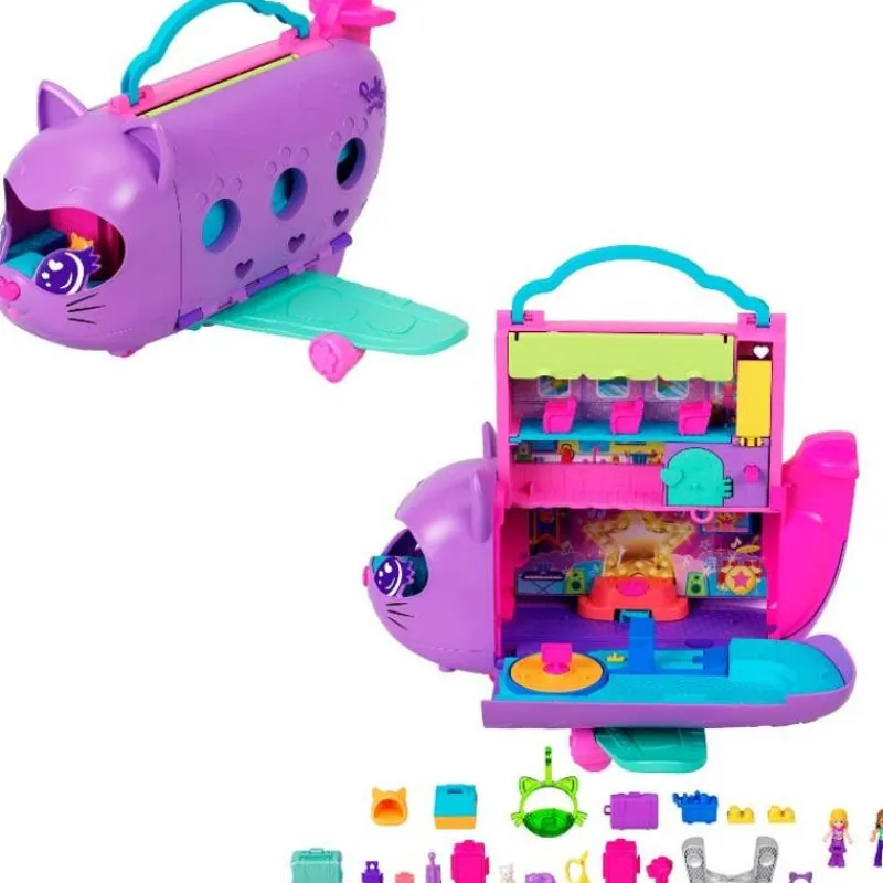 Polly Pocket Disfraz Avión de Gatito<Mattel Outlet