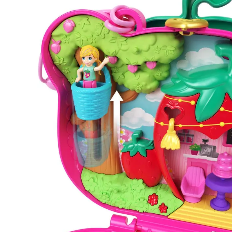 Polly Pocket Estuche de Osito de Fresa<Mattel New
