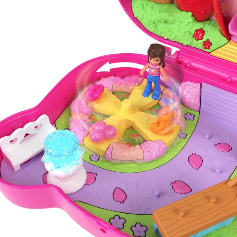 Polly Pocket Estuche de Osito de Fresa<Mattel New