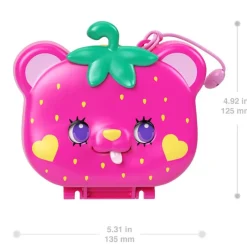 Polly Pocket Estuche de Osito de Fresa<Mattel New