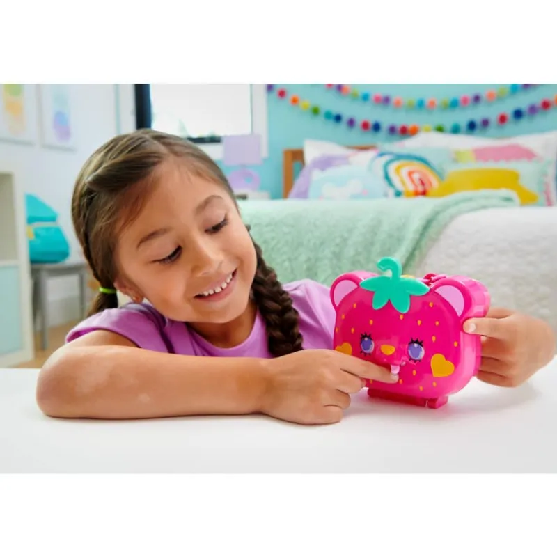 Polly Pocket Estuche de Osito de Fresa<Mattel New