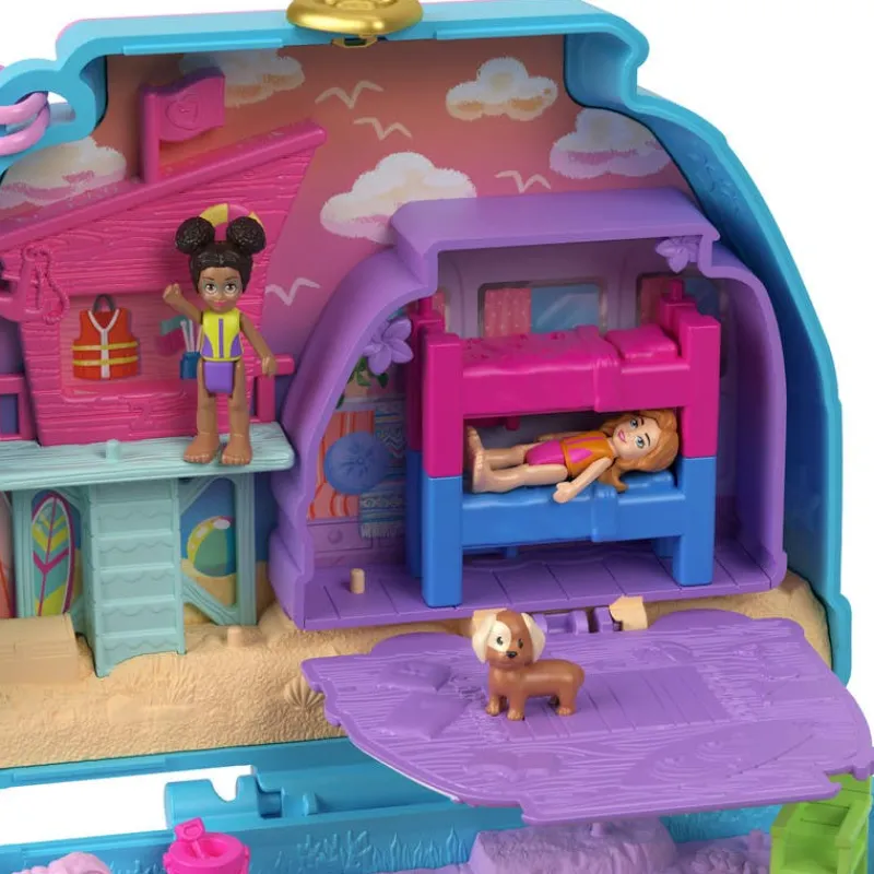 Polly Pocket Estuche de Perrito Playero<Mattel New