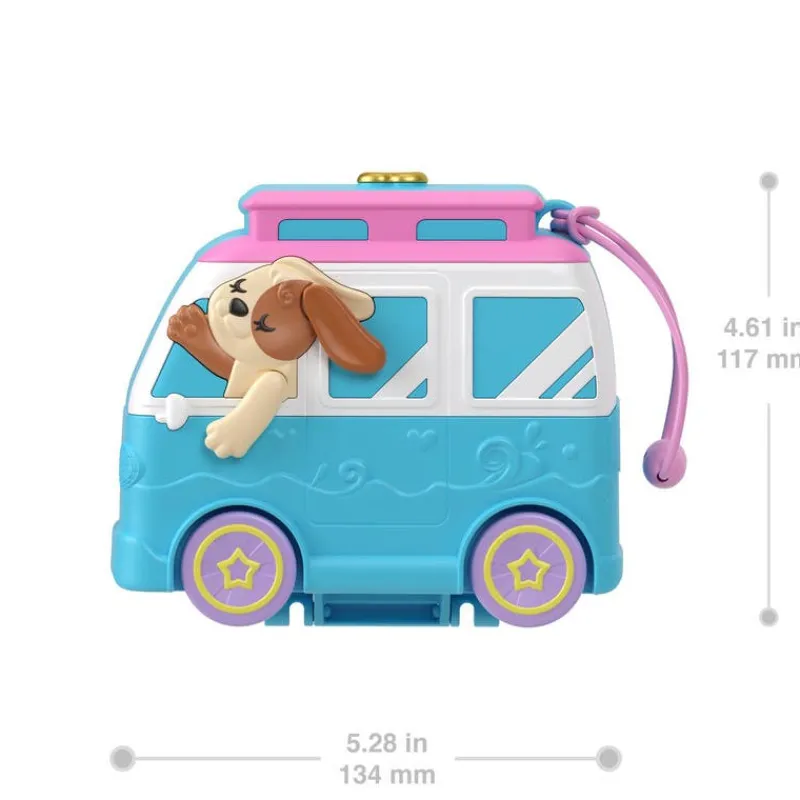 Polly Pocket Estuche de Perrito Playero<Mattel New