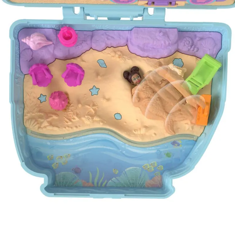 Polly Pocket Estuche de Perrito Playero<Mattel New