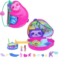 Polly Pocket Estuche Familia de Perezosos<Mattel Outlet