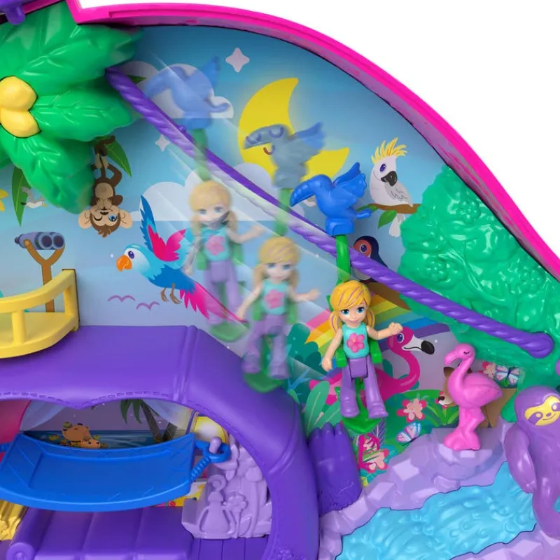 Polly Pocket Estuche Familia de Perezosos<Mattel Outlet