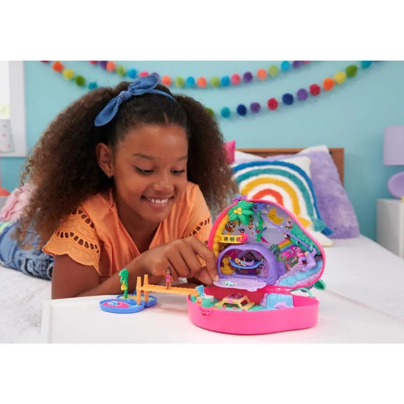Polly Pocket Estuche Familia de Perezosos<Mattel Outlet