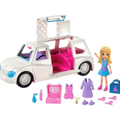 Polly Pocket Limusina de Lujo con 12 Accesorios<Mattel Sale