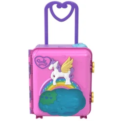 Polly Pocket Maleta con Resort con Alberca, Habitaciones, Helicóptero y más de 30 Accesorios<Mattel New