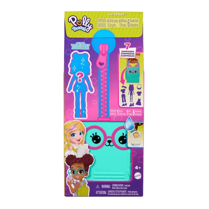 Polly Pocket Mini Fashion ClóSet de Juegos Reveal Azul<Mattel Best
