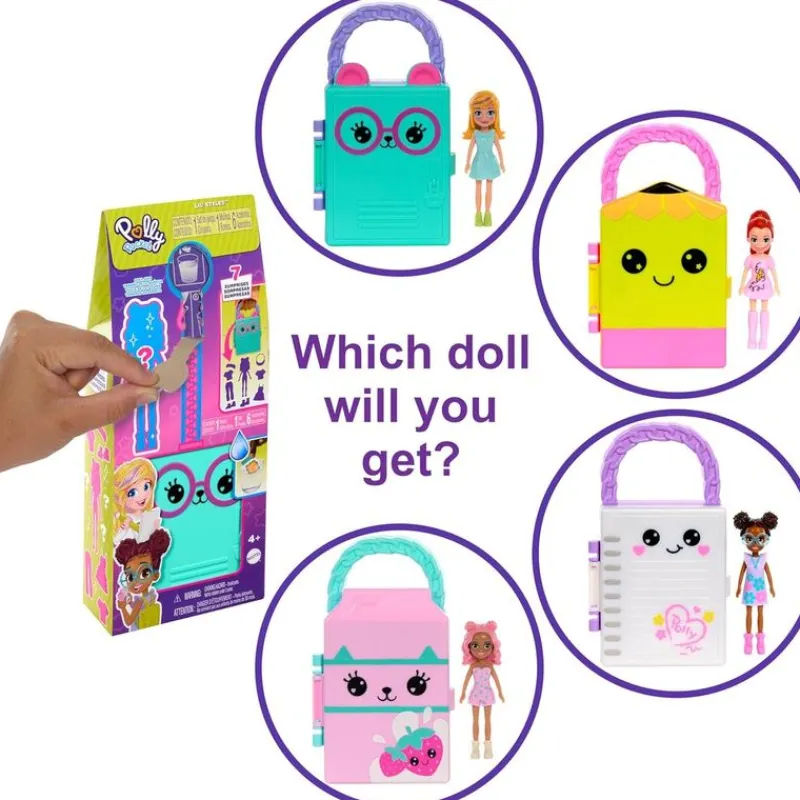 Polly Pocket Mini Fashion ClóSet de Juegos Reveal Azul<Mattel Best