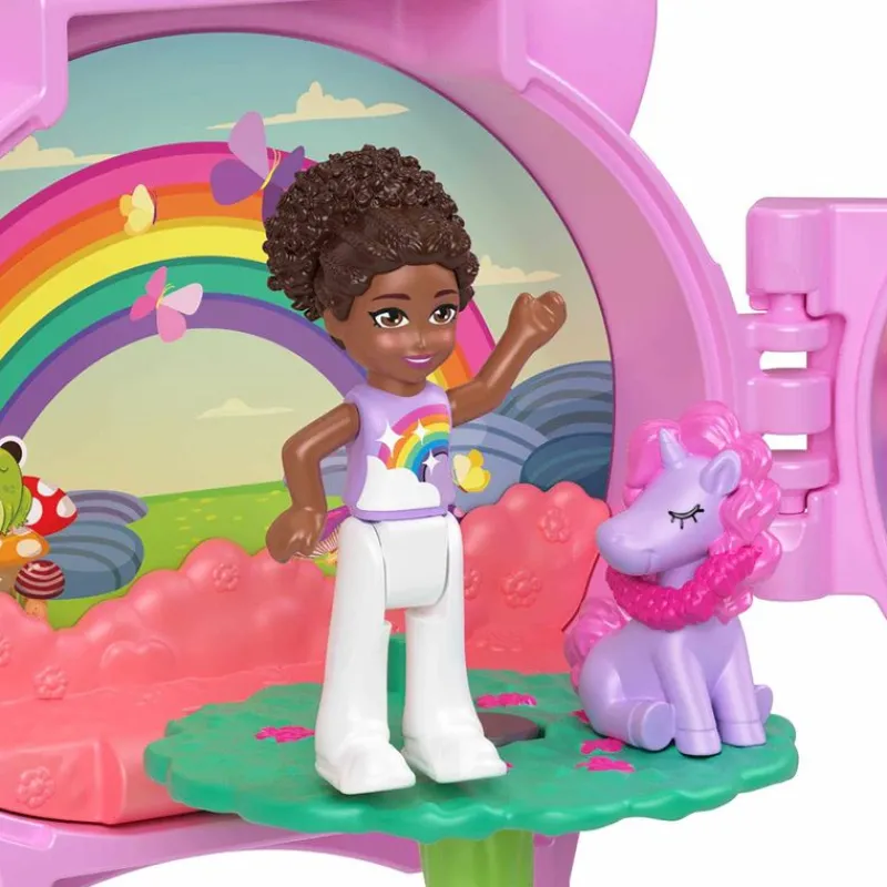 Polly Pocket Set de Juegos Mini Mundo de Mascotas Unicornio<Mattel Discount
