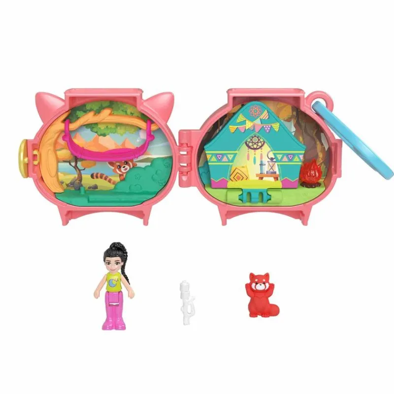 Polly Pocket Set de Juegos Mini Mundo de Mascotas Panda<Mattel Best